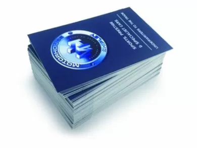 Business Cards - Printed with matt laminate and spot uv